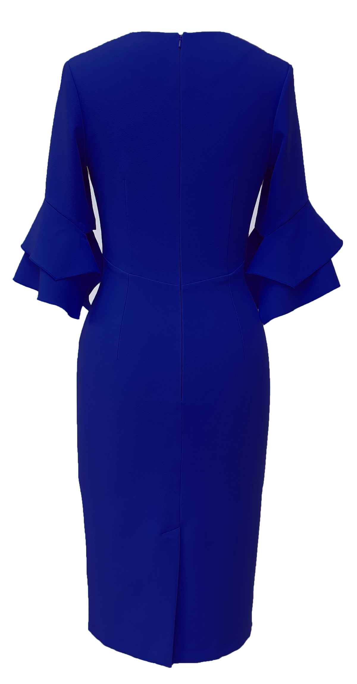 Susan Dress DRC318 Cobalt Blue Crepe