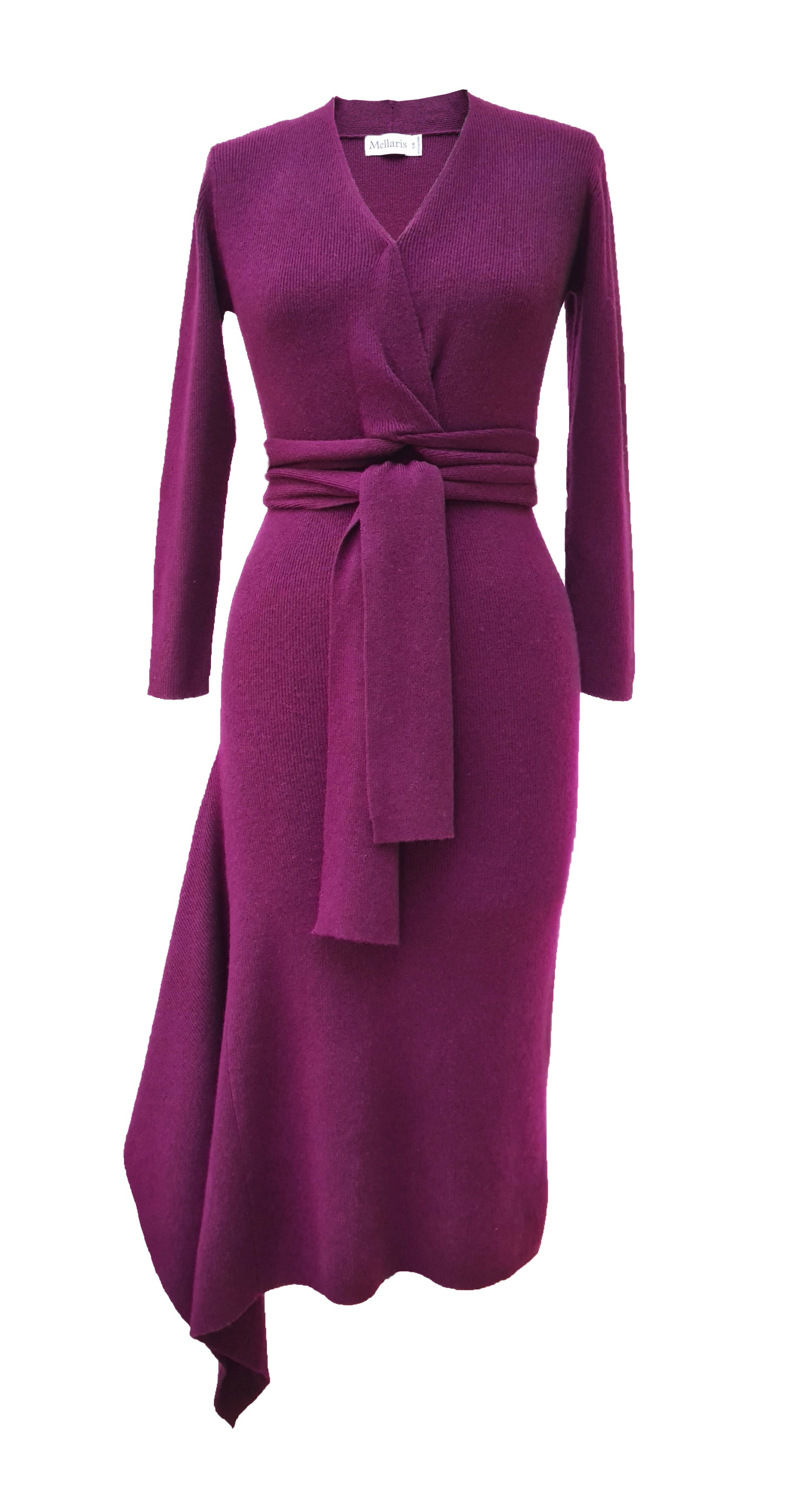 Plum knitted dress sale