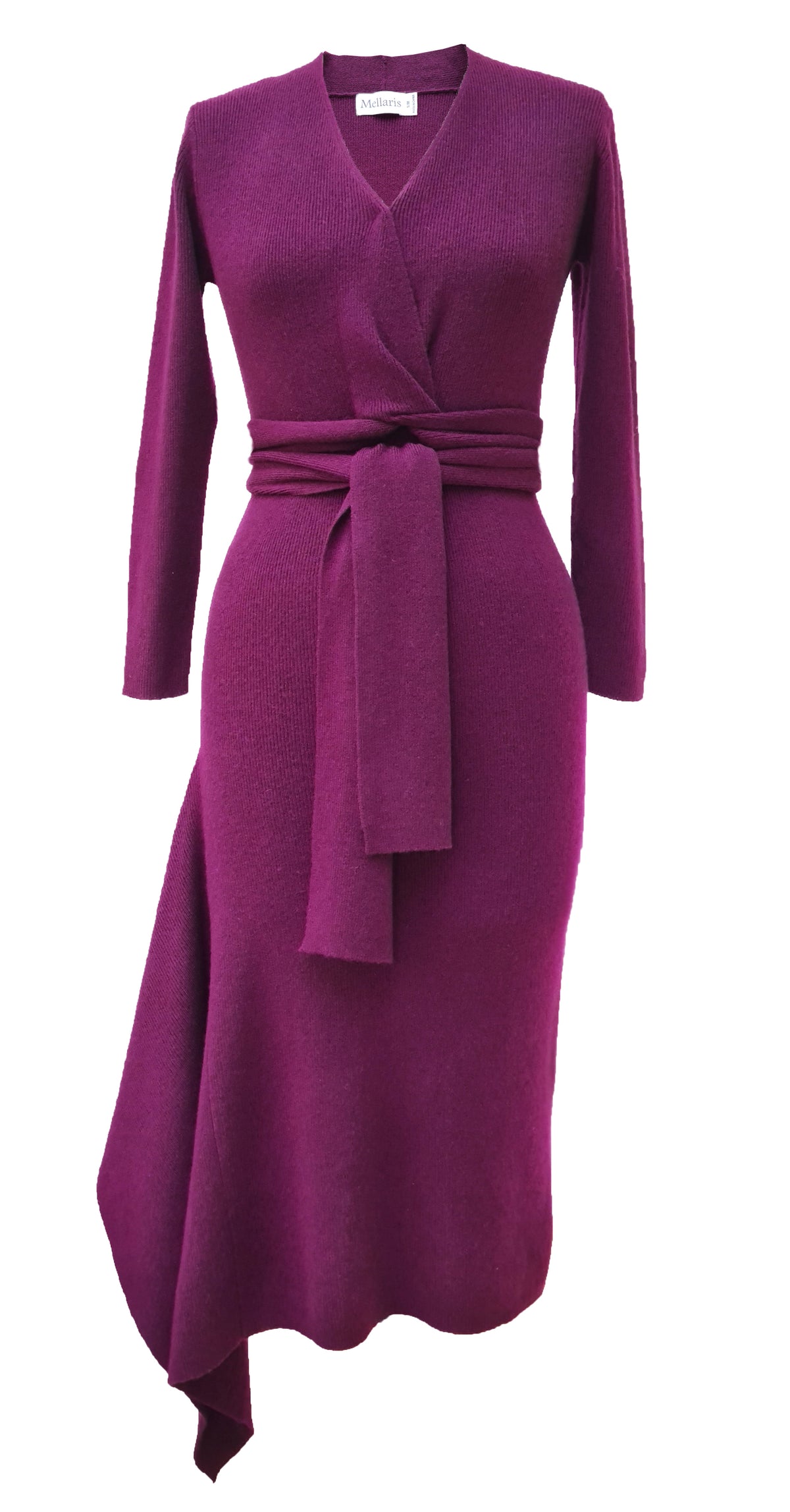 Eline Cashmere Blend Knitted Dress DRK289 Plum