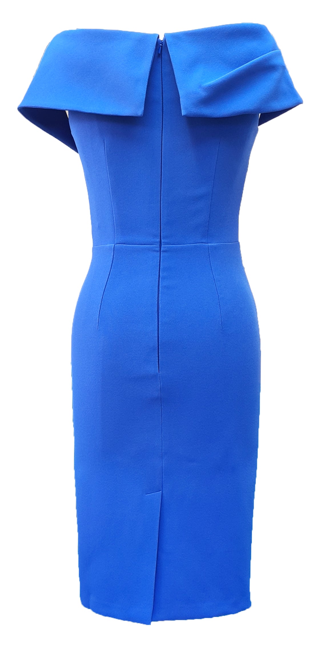 Olympia Dress DRC233 Cornflower Blue Crepe