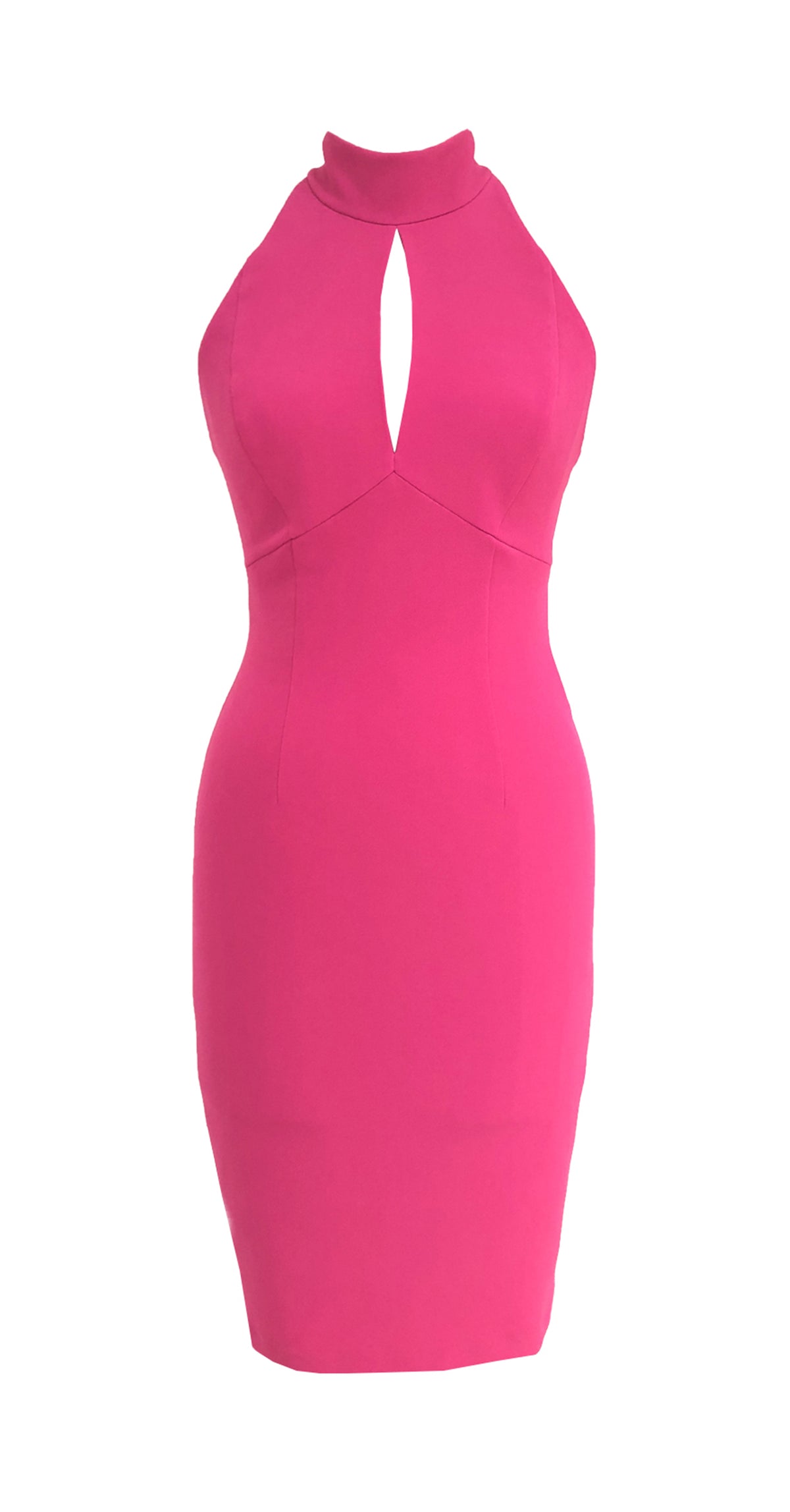 Suri Dress DRC255 Bright Pink Crepe